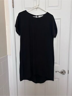 Everlane Silk Short Sleeve Tunic Dress